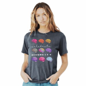 Grey Adult Jersey Tee: "Celebrate DiverC.I.T.Y."